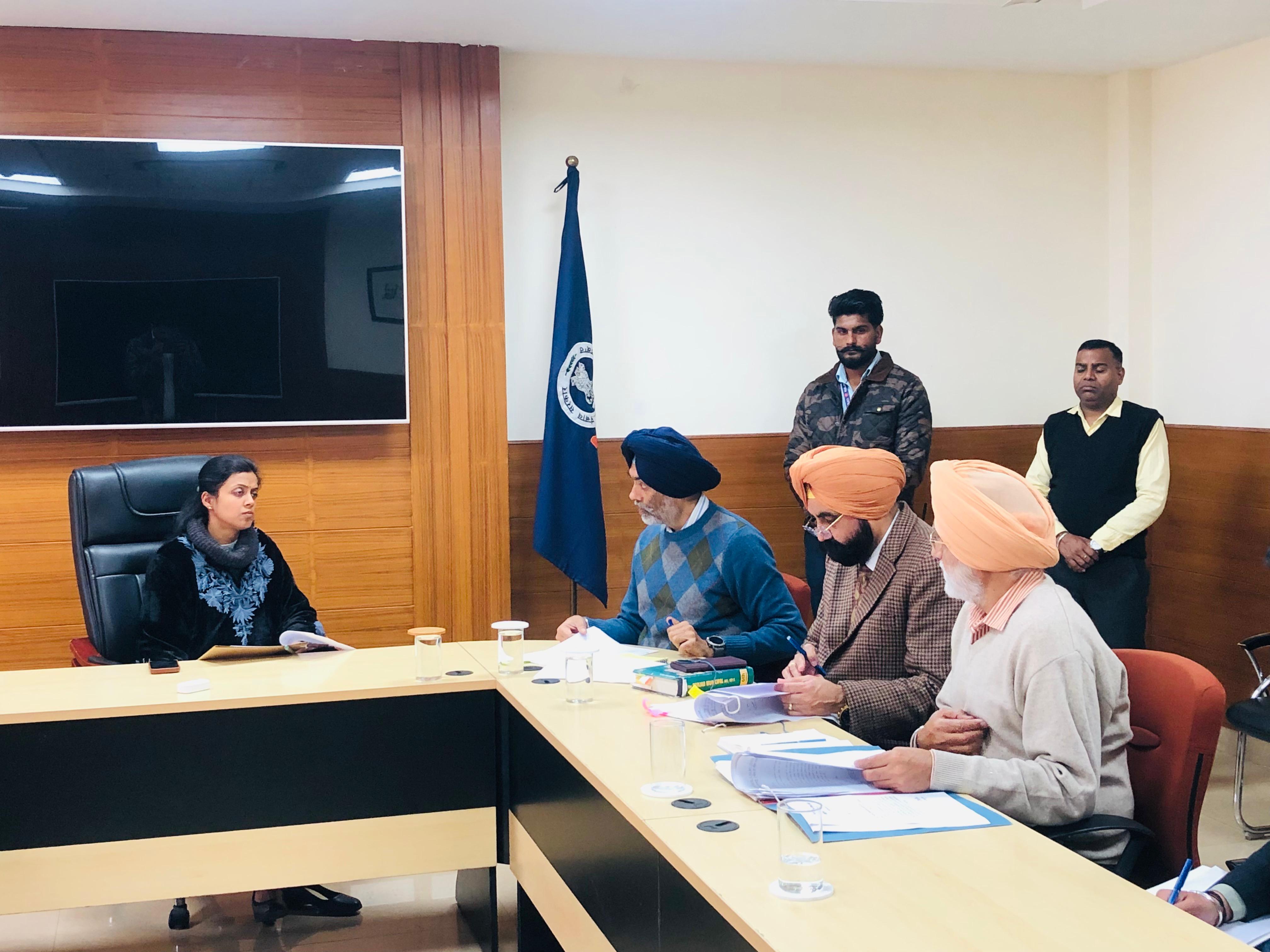 DC Ashika Jain reviews action against illegal encroachment in Lalru Municipal Council area